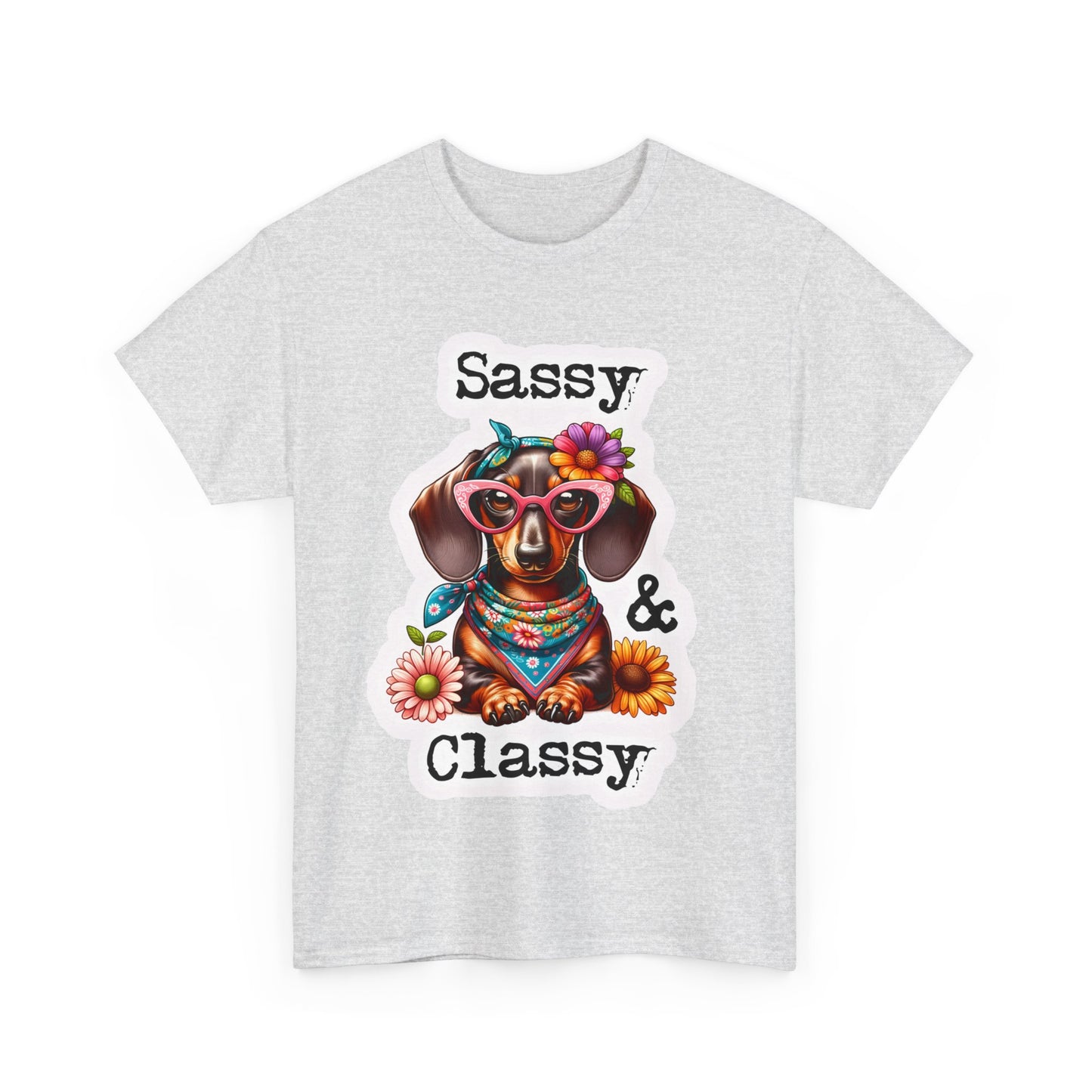 Sassy Classy Doxie Heavy Cotton Tee