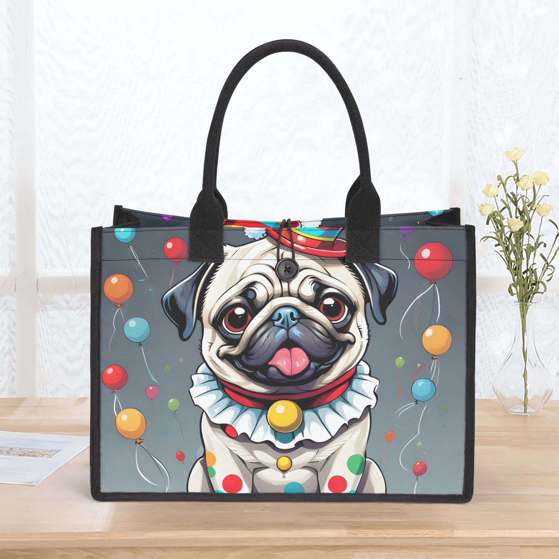 Premium All-Over Print Cavans Tote Bag（3 layers） popcustoms