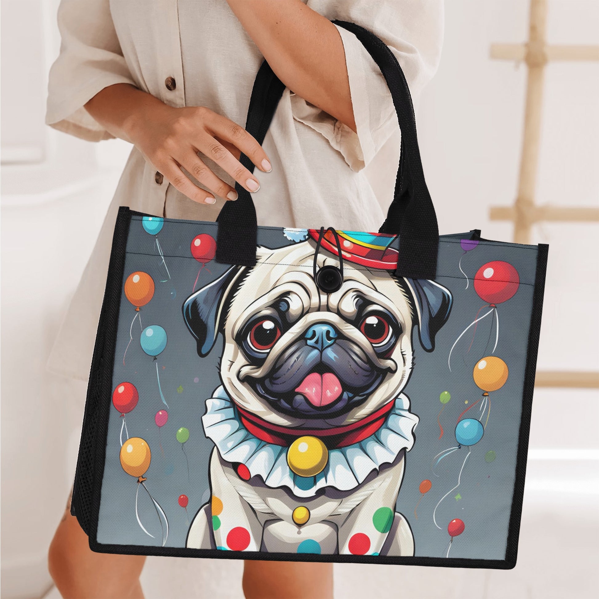 Premium All-Over Print Cavans Tote Bag（3 layers） popcustoms