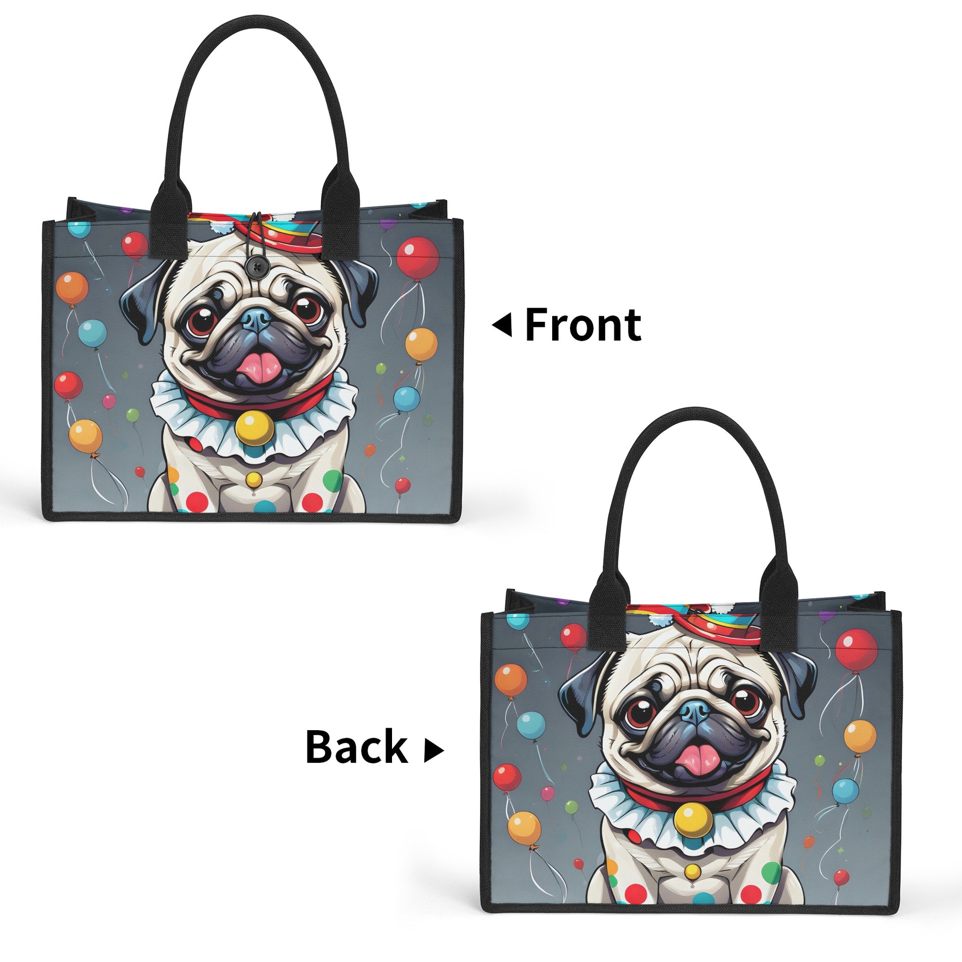 Premium All-Over Print Cavans Tote Bag（3 layers） popcustoms