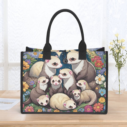 Premium All-Over Print Cavans Tote Bag（3 layers） popcustoms