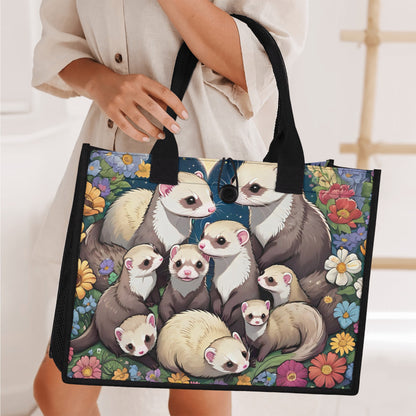 Premium All-Over Print Cavans Tote Bag（3 layers） popcustoms