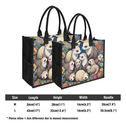 Premium All-Over Print Cavans Tote Bag（3 layers） popcustoms