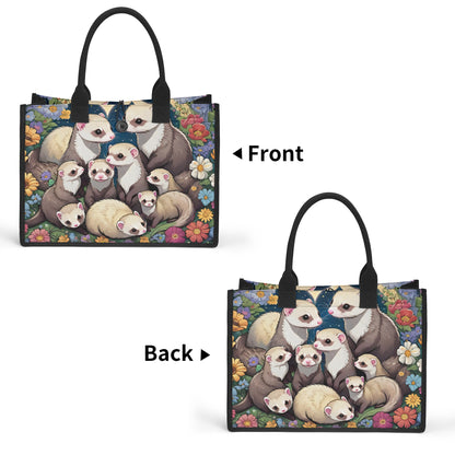 Premium All-Over Print Cavans Tote Bag（3 layers） popcustoms