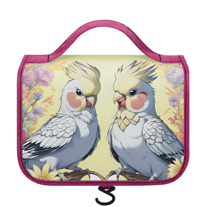 Cockatiel Toiletry Cosmetic Travel Bag popcustoms