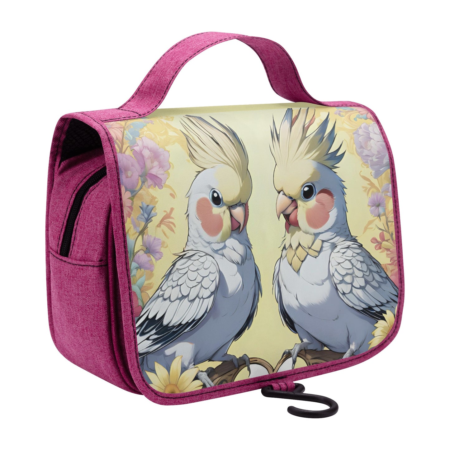 Cockatiel Toiletry Cosmetic Travel Bag popcustoms