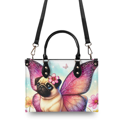 Pug Butterfly Handbag