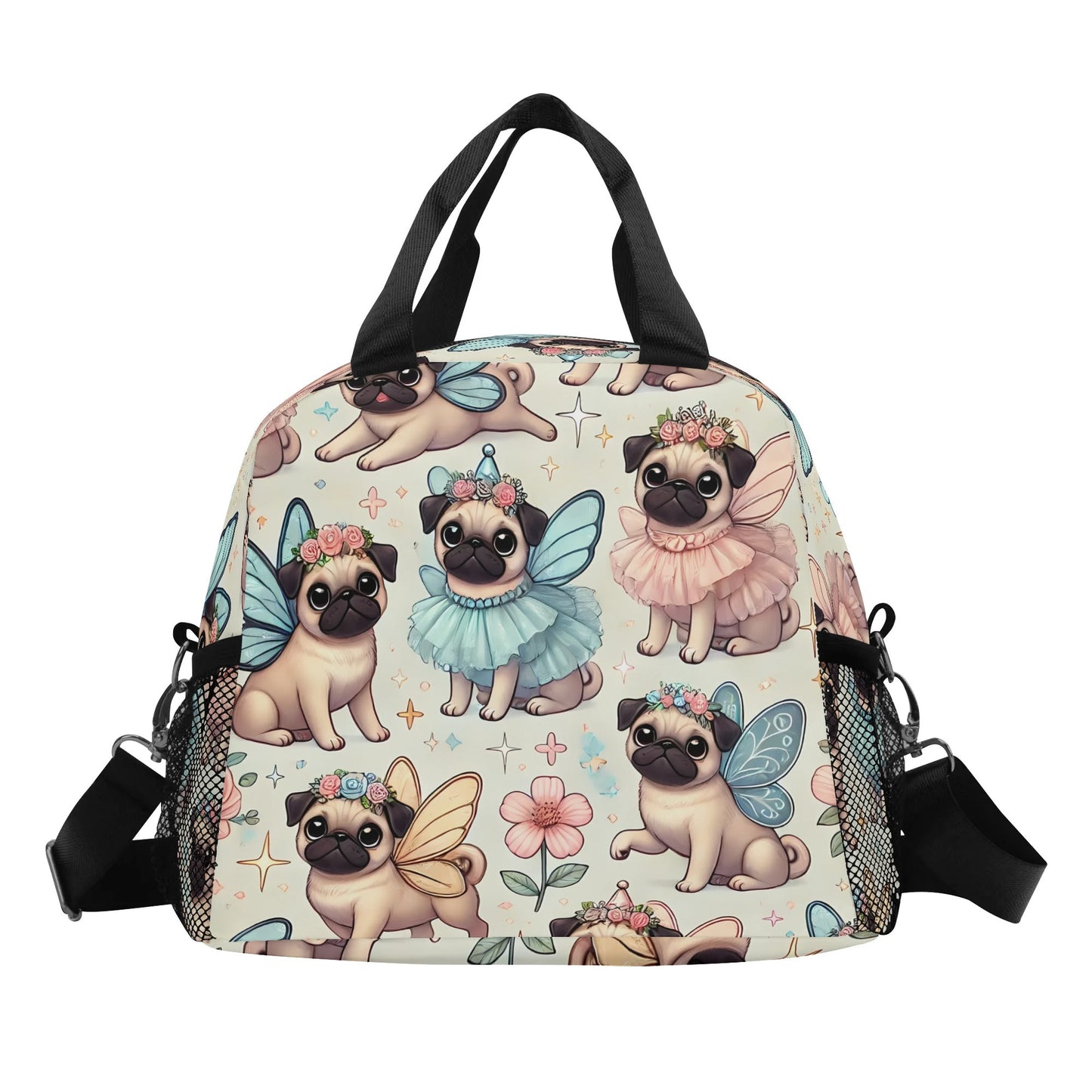 Fairy Pug Lunch Bag