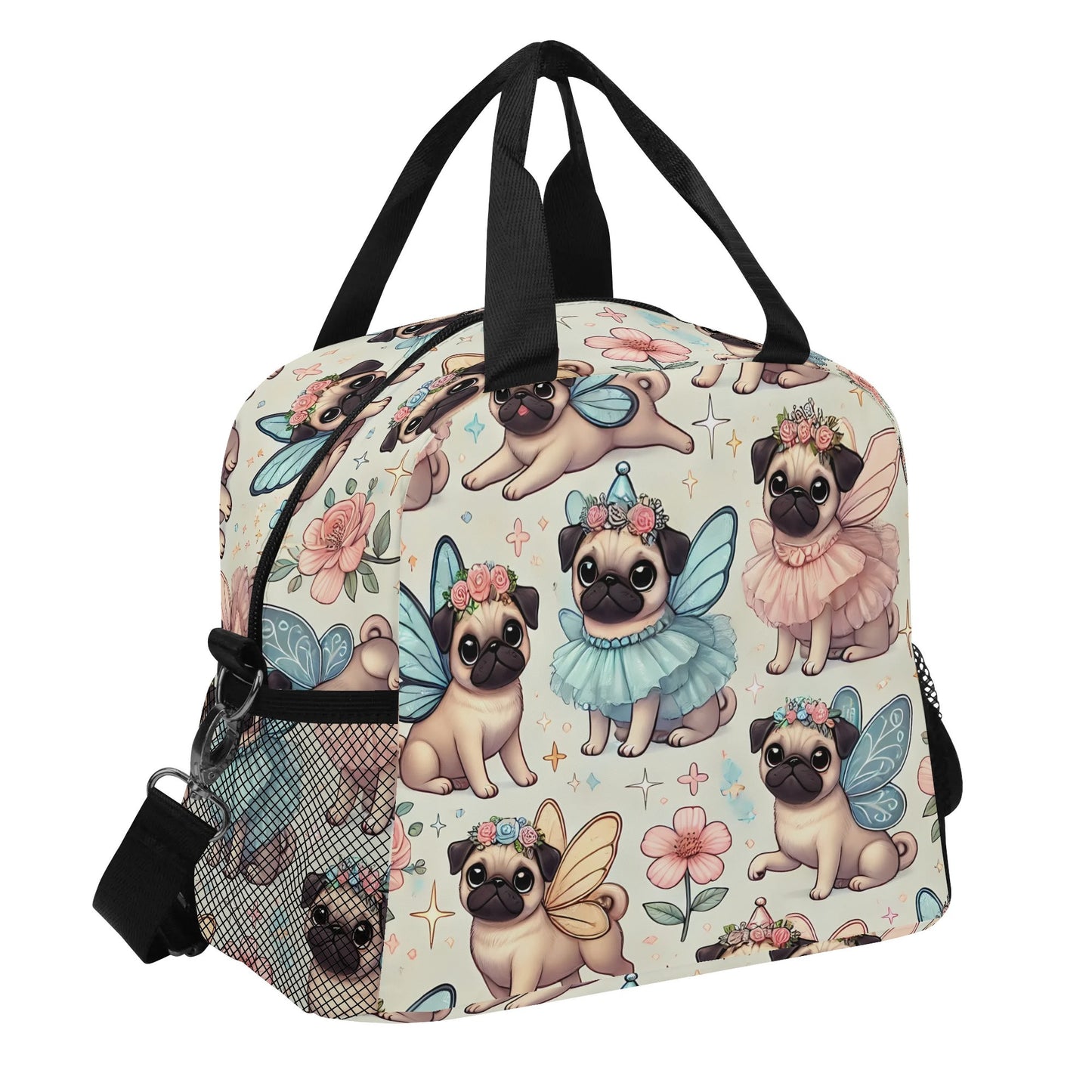 Fairy Pug Lunch Bag