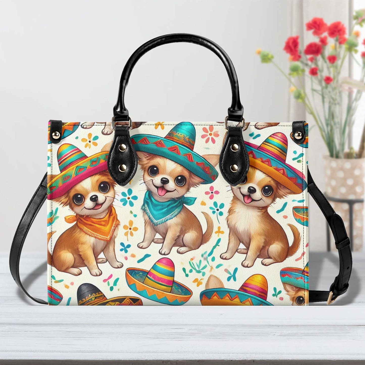 Chihuahua Sombreros Handbag