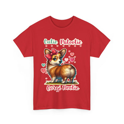 Cutie Patootie Corgi Bootie Heavy Cotton Tee