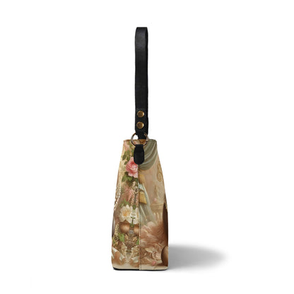 Capybara Victorian Womens PU Bucket Bag Shoulder Bag