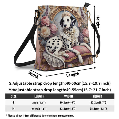 Dalmatian Victorian Womens PU Bucket Bag Shoulder Bag