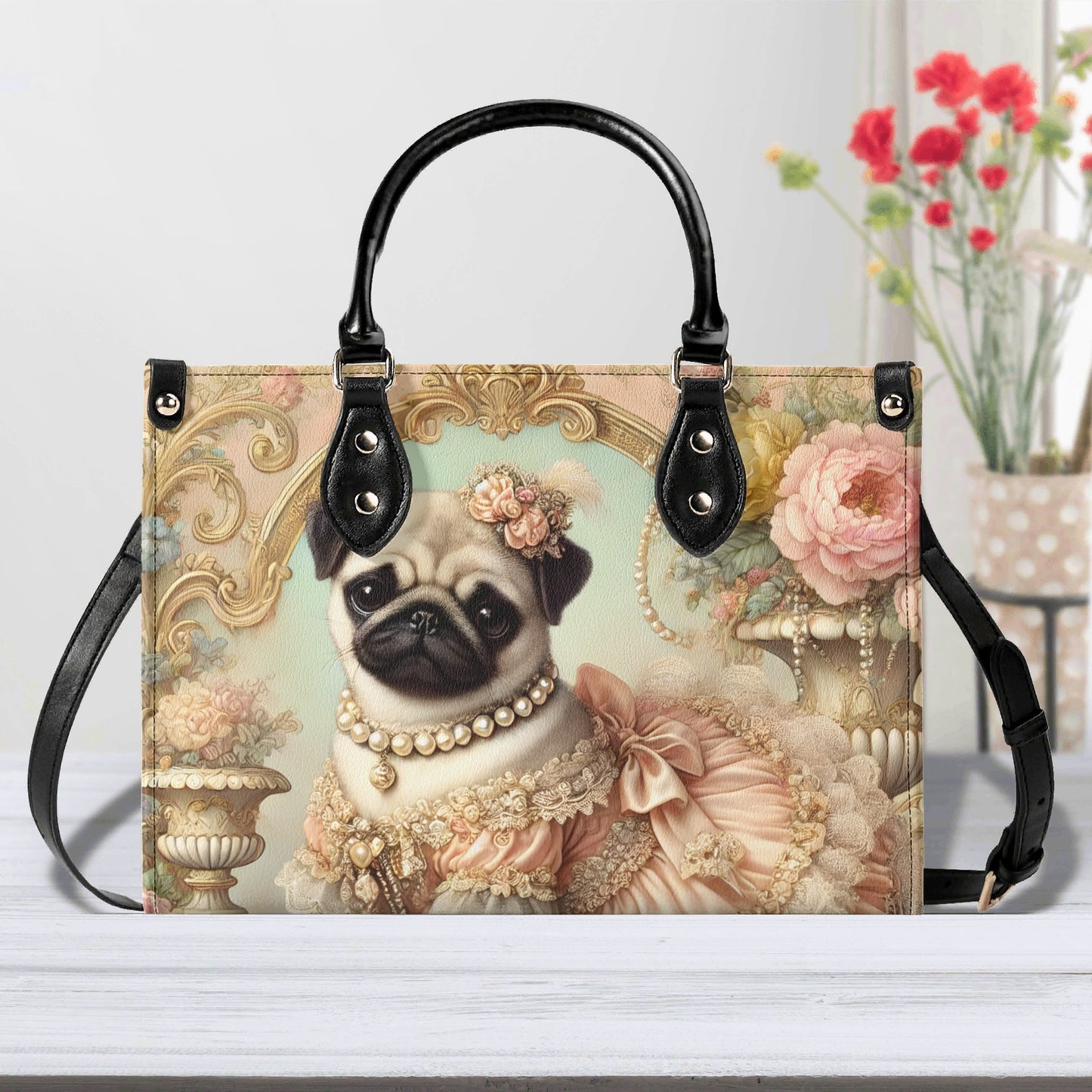 Pug Victorian Bag Handbag