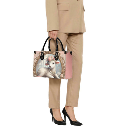 Lamb Sheep Handbag Bag Purse