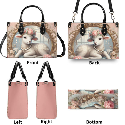 Lamb Sheep Handbag Bag Purse