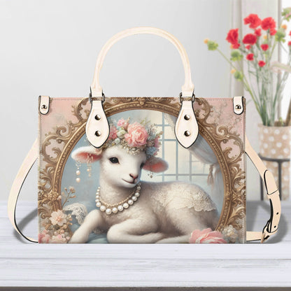 Lamb Sheep Handbag Bag Purse