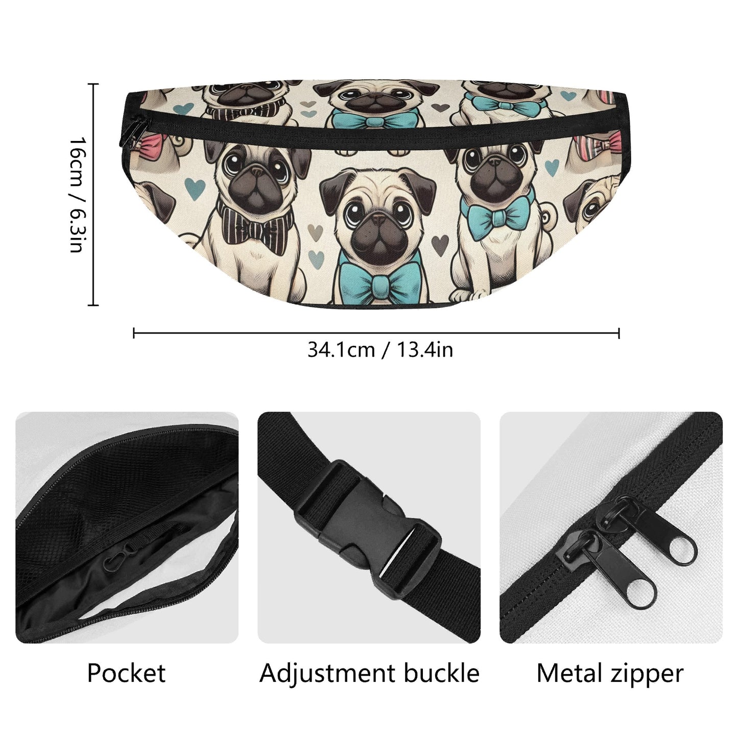 Pug Fanny Pack