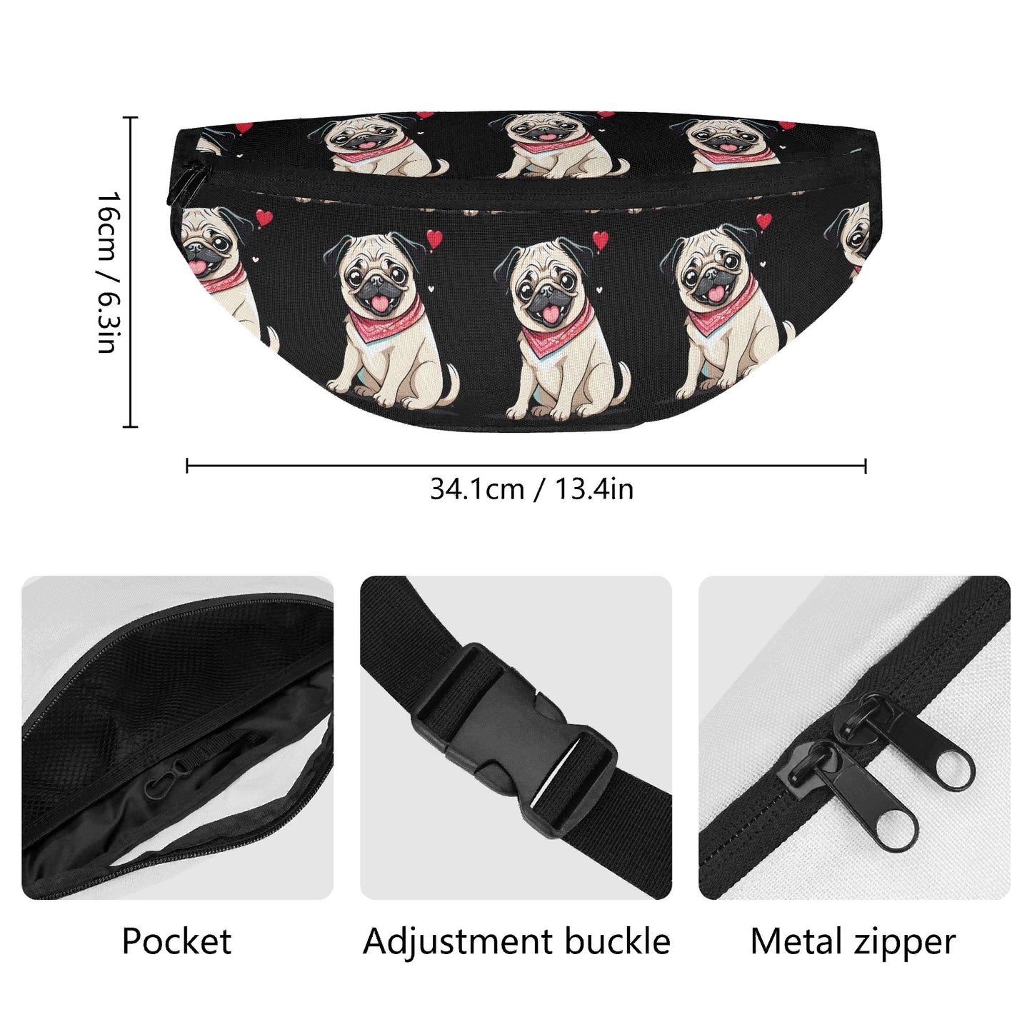 Pug Fanny Pack