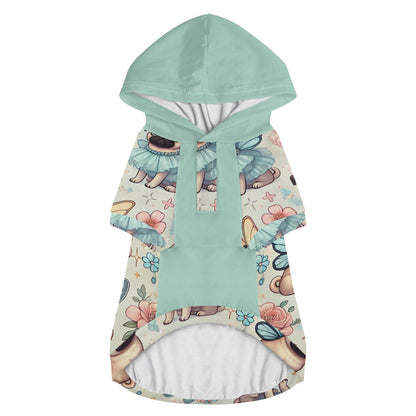 Pug Fairy Animal Clothes 4 Legs Outfit Pet Pullover Hoodie