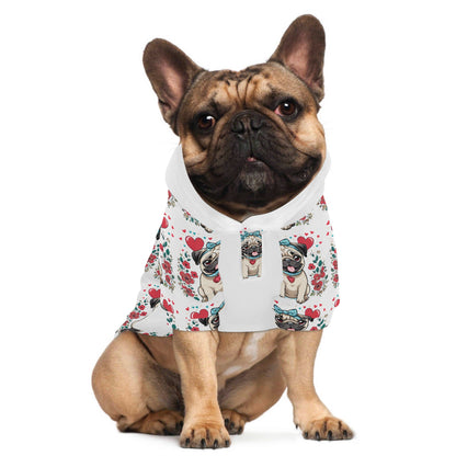 Pug Animal Clothes 4 Legs Outfit Pet Pullover Hoodie