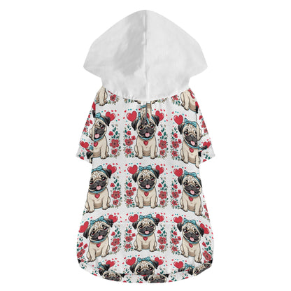 Pug Animal Clothes 4 Legs Outfit Pet Pullover Hoodie