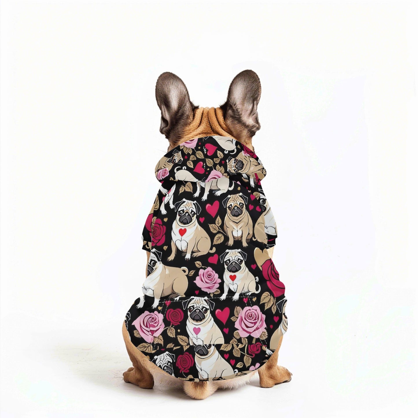 Pug Animal Clothes 4 Legs Outfit Pet Pullover Hoodie