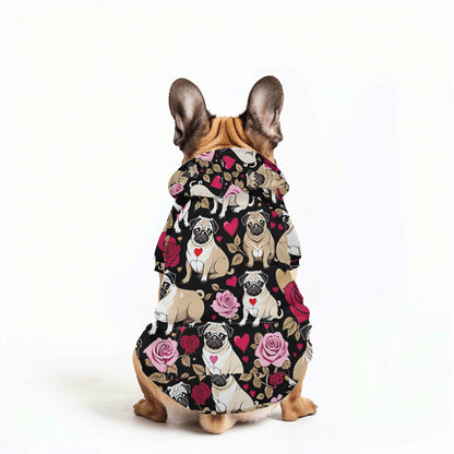 Pug Animal Clothes 4 Legs Outfit Pet Pullover Hoodie