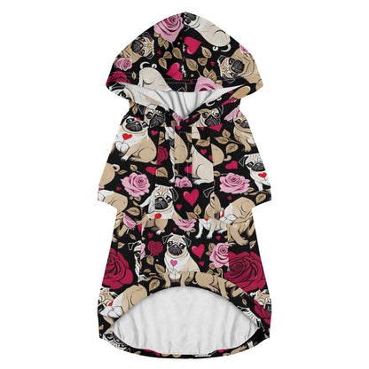 Pug Animal Clothes 4 Legs Outfit Pet Pullover Hoodie