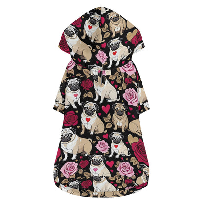 Pug Animal Clothes 4 Legs Outfit Pet Pullover Hoodie