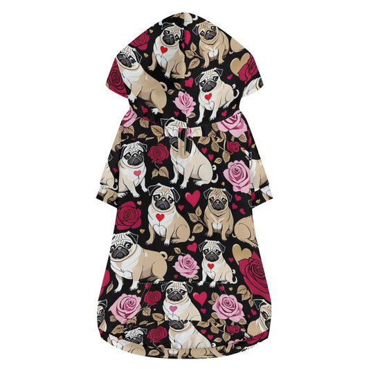 Pug Animal Clothes 4 Legs Outfit Pet Pullover Hoodie