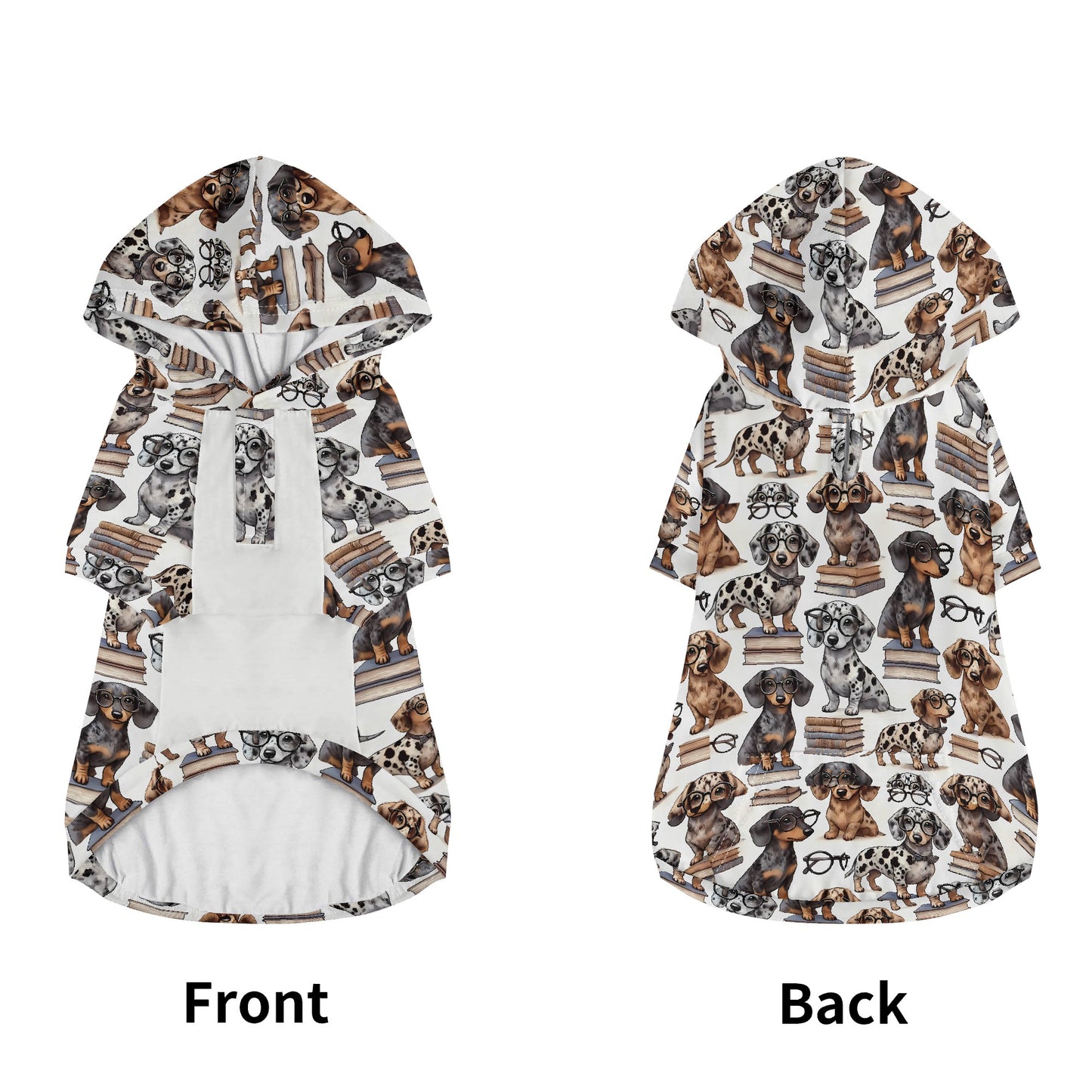 Dachshund Doxie Sausage Dog Weenie Dog Weiner Dog Animal Clothes 4 Legs Outfit Pet Pullover Hoodie