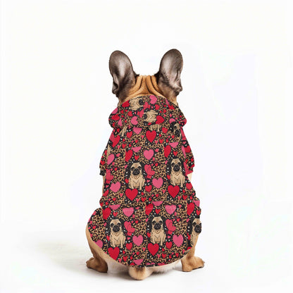 Pug Animal Clothes 4 Legs Outfit Pet Pullover Hoodie