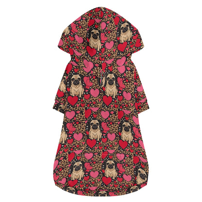 Pug Animal Clothes 4 Legs Outfit Pet Pullover Hoodie