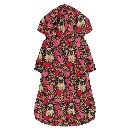 Pug Animal Clothes 4 Legs Outfit Pet Pullover Hoodie
