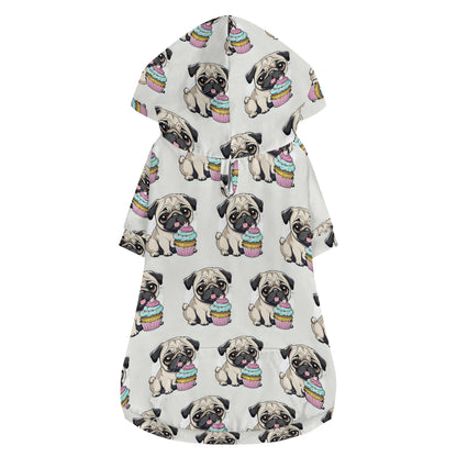Pug Animal Clothes 4 Legs Outfit Pet Pullover Hoodie