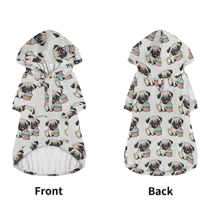 Pug Animal Clothes 4 Legs Outfit Pet Pullover Hoodie