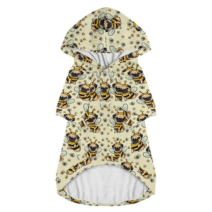 Pug Animal Clothes 4 Legs Outfit Pet Pullover Hoodie