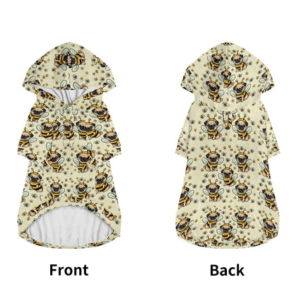 Pug Animal Clothes 4 Legs Outfit Pet Pullover Hoodie