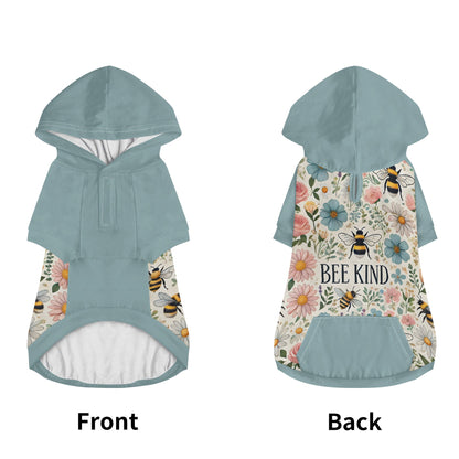 Bee Kind Dog Cat Animal Clothes 4 Legs Outfit Pet Pullover Hoodie