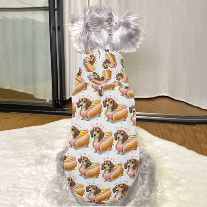 Dachshund Doxie Wiener Dog Animal Clothes 4 Legs Outfit Pet Pullover Hoodie