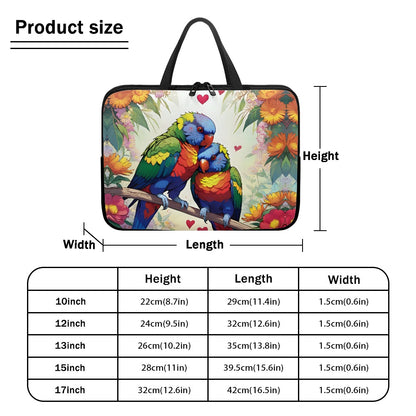 Stylish Parrot Laptop Bag - Perfect for Work or Travel BriBeesCreations