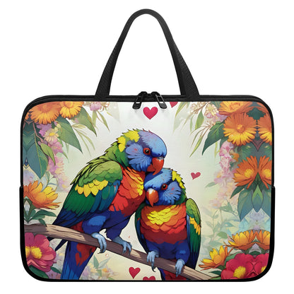 Stylish Parrot Laptop Bag - Perfect for Work or Travel BriBeesCreations