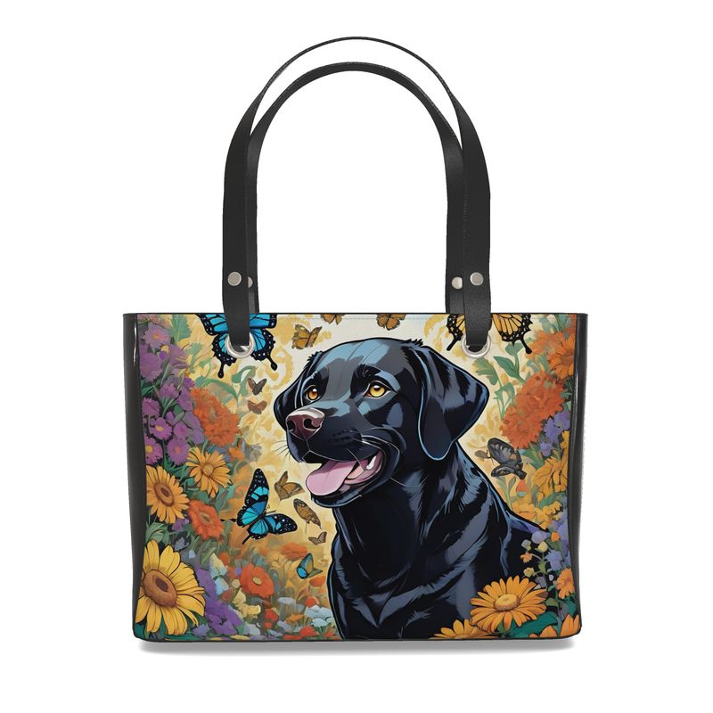 Labrador Retriever Luxury tote bag purse Real Nappa leather Contrado