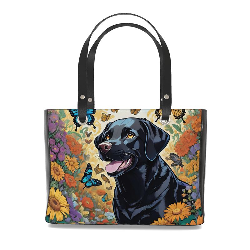 Labrador Retriever Luxury tote bag purse Real Nappa leather Contrado