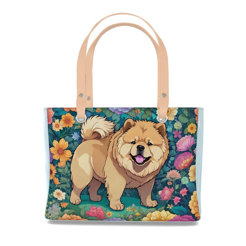Chow Luxury high end  tote bag purse  Real Nappa leather Contrado