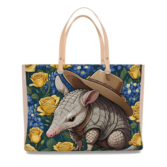 Armadillo Luxury tote bag purse Real Nappa leather Contrado