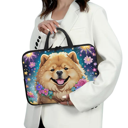 Charming Chow Chow Laptop Bag Sleeve - Perfect for Dog Lovers BriBeesCreations