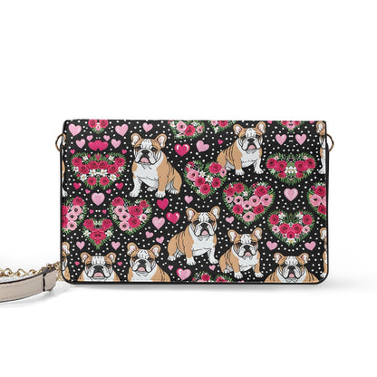 Bulldog square crossbody bag BriBeesCreations