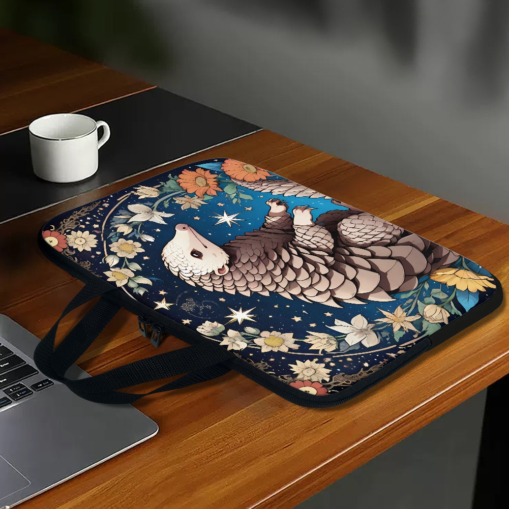 Cute Pangolin Laptop Sleeve Bag - Stylish and Protective for Your Device BriBeesCreations